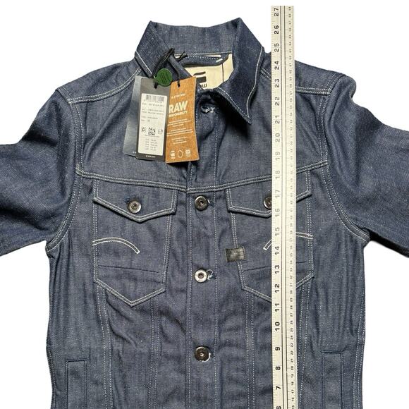 G-Star Raw Men's Raw Denim Blue Arc 3D Slim Fit Melfort Denim Jacket XS - Picture 5 of 6